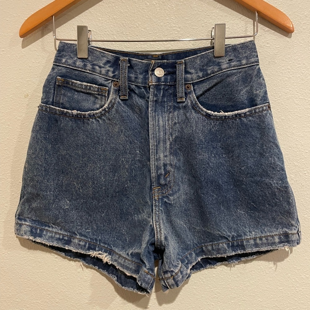 Abercrombie & Fitch Distressed Jean Shorts